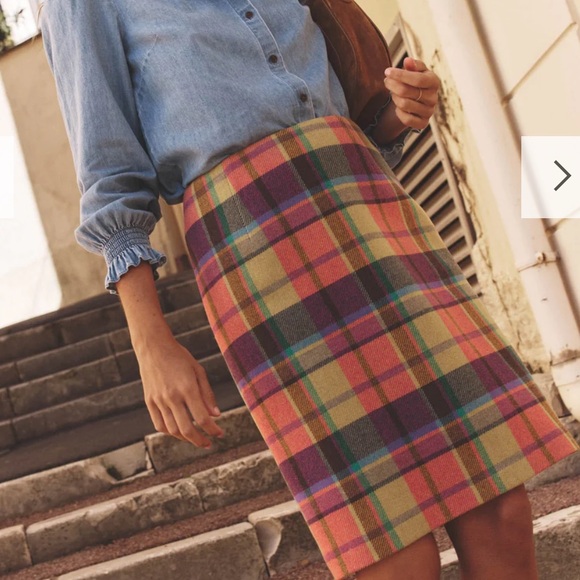 Boden Dresses & Skirts - Boden Gia Wool A Line Mini Skirt Size 10